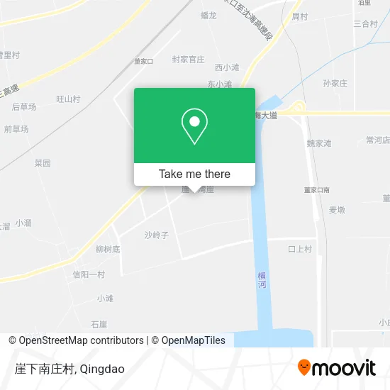 崖下南庄村 map
