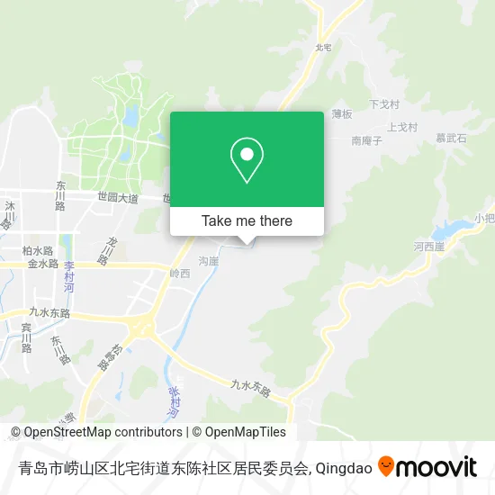 青岛市崂山区北宅街道东陈社区居民委员会 map
