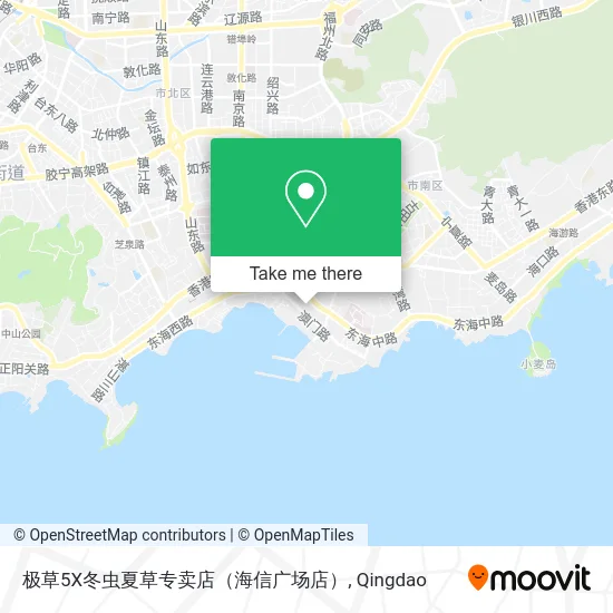 极草5X冬虫夏草专卖店（海信广场店） map