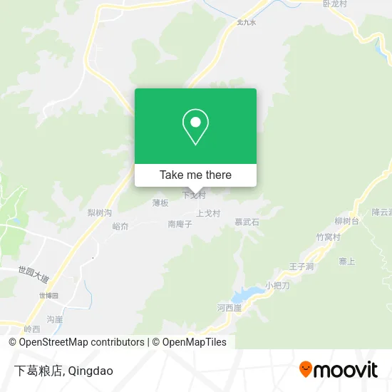 下葛粮店 map