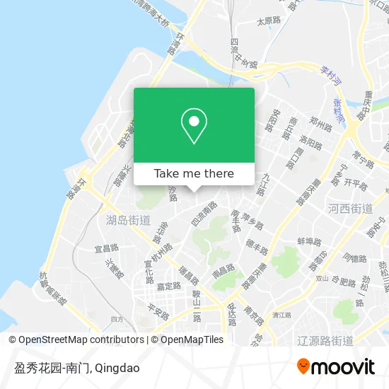 盈秀花园-南门 map