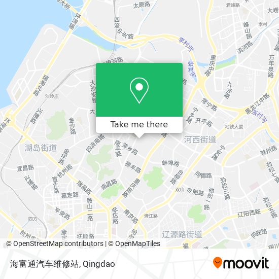 海富通汽车维修站 map