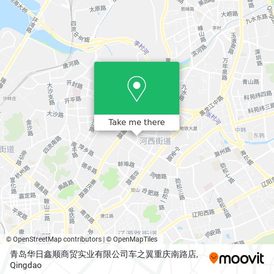 青岛华日鑫顺商贸实业有限公司车之翼重庆南路店 map