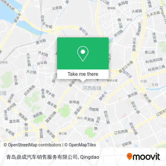 青岛鼎成汽车销售服务有限公司 map