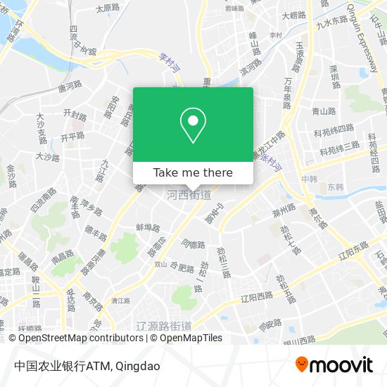 中国农业银行ATM map