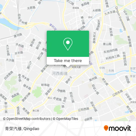 青荣汽修 map