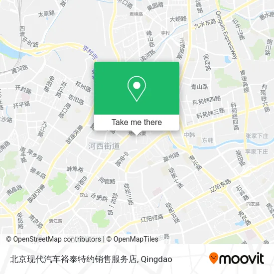 北京现代汽车裕泰特约销售服务店 map