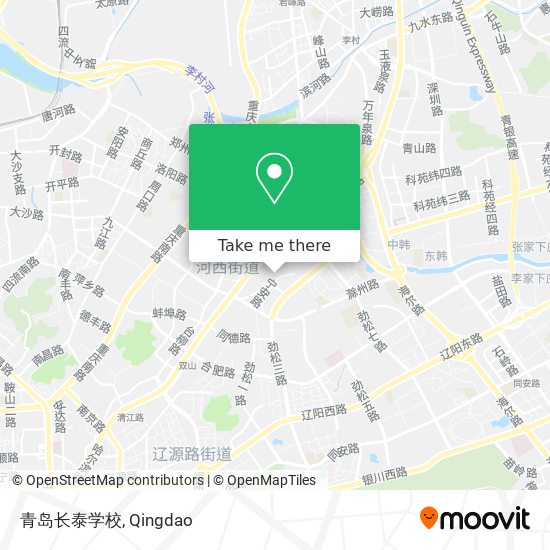青岛长泰学校 map