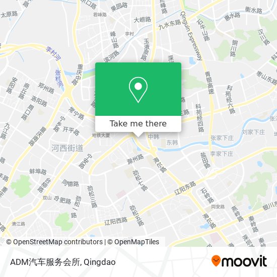 ADM汽车服务会所 map
