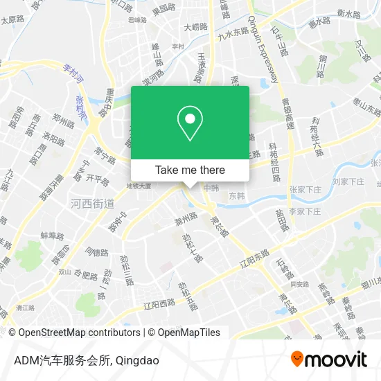 ADM汽车服务会所 map