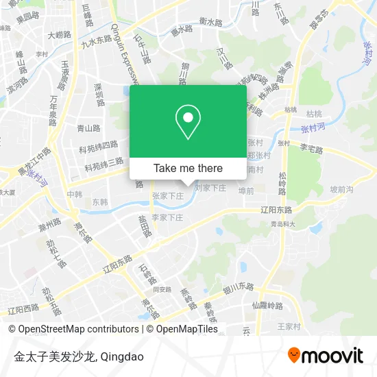 金太子美发沙龙 map