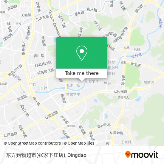 东方购物超市(张家下庄店) map