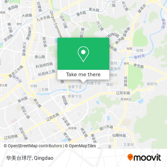 华美台球厅 map