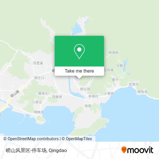 崂山风景区-停车场 map