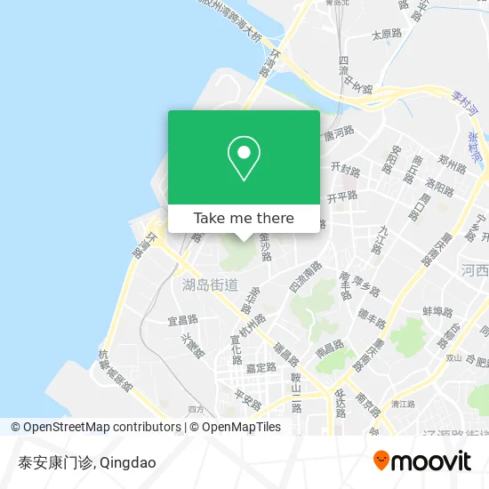 泰安康门诊 map