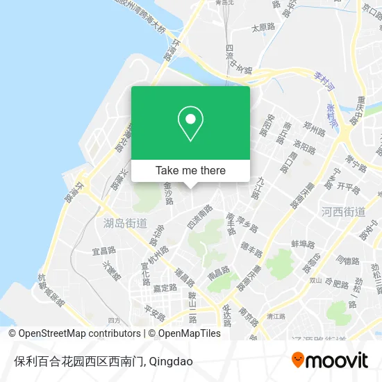 保利百合花园西区西南门 map