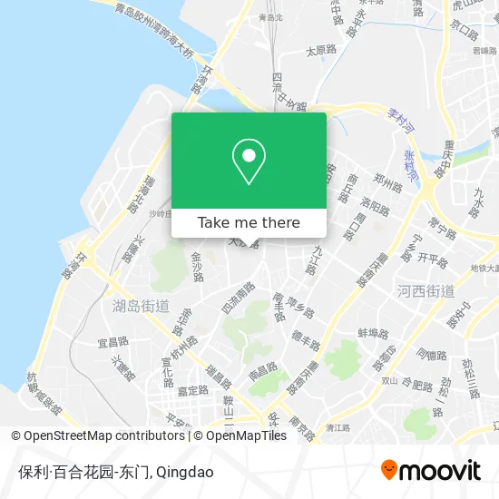 保利·百合花园-东门 map