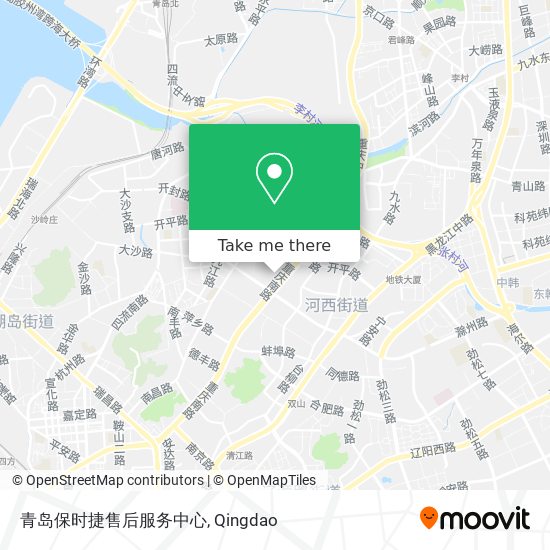 青岛保时捷售后服务中心 map
