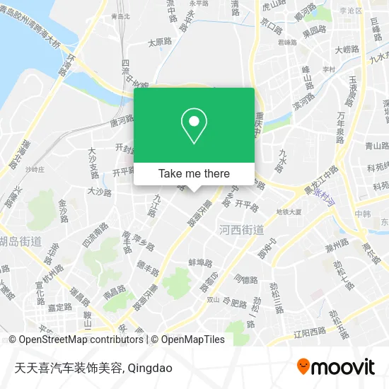 天天喜汽车装饰美容 map