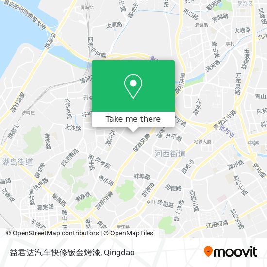 益君达汽车快修钣金烤漆 map