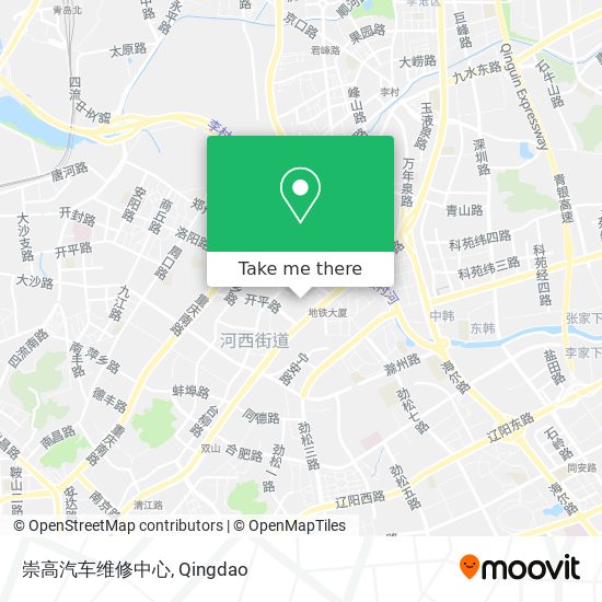 崇高汽车维修中心 map
