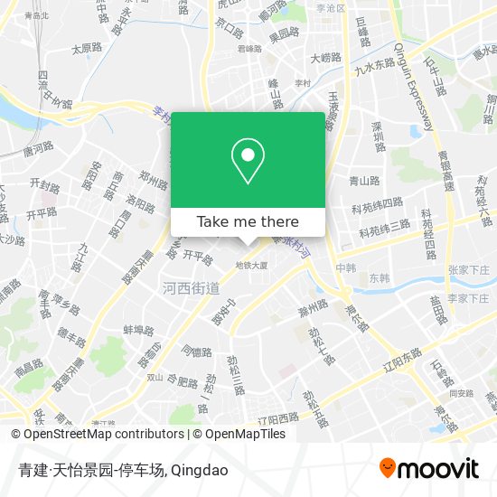 青建·天怡景园-停车场 map