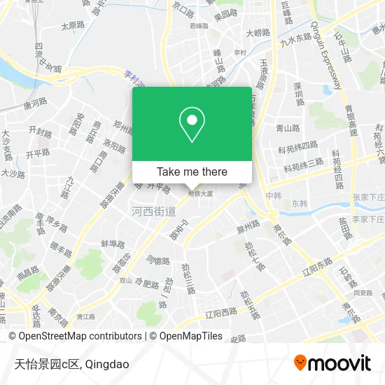 天怡景园c区 map