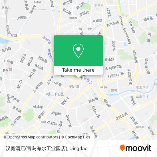 汉庭酒店(青岛海尔工业园店) map