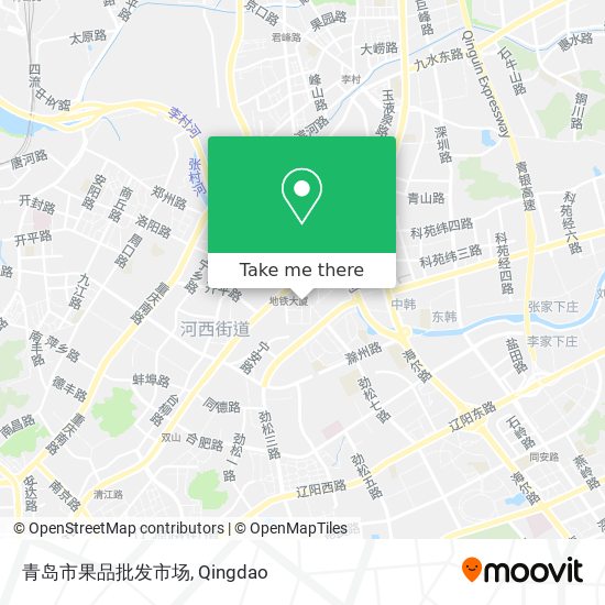 青岛市果品批发市场 map