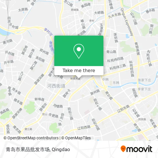 青岛市果品批发市场 map