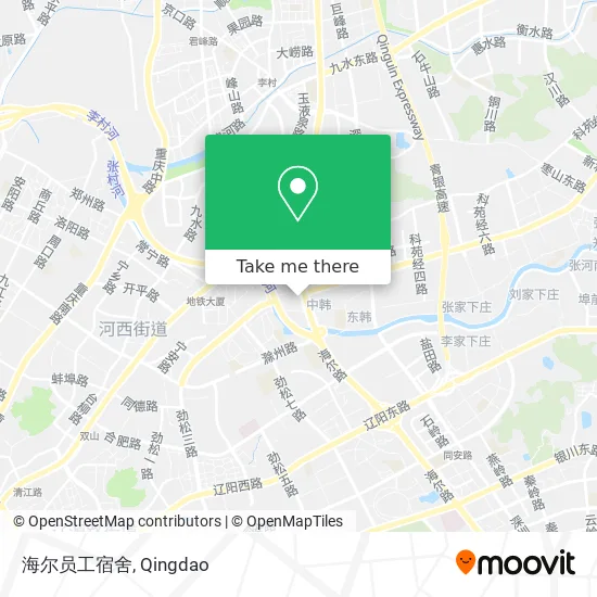 海尔员工宿舍 map