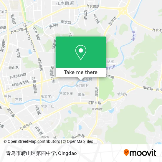 青岛市崂山区第四中学 map