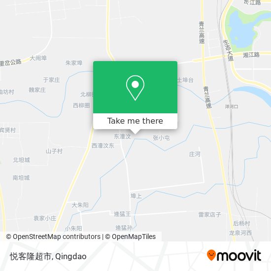 悦客隆超市 map