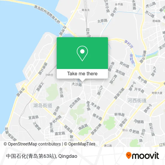 中国石化(青岛第63站) map
