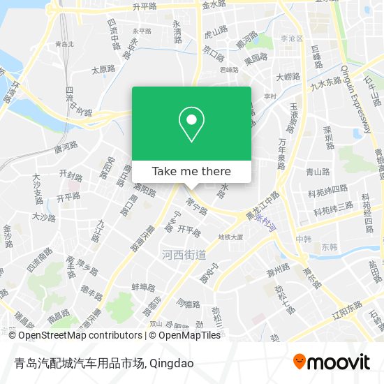 青岛汽配城汽车用品市场 map