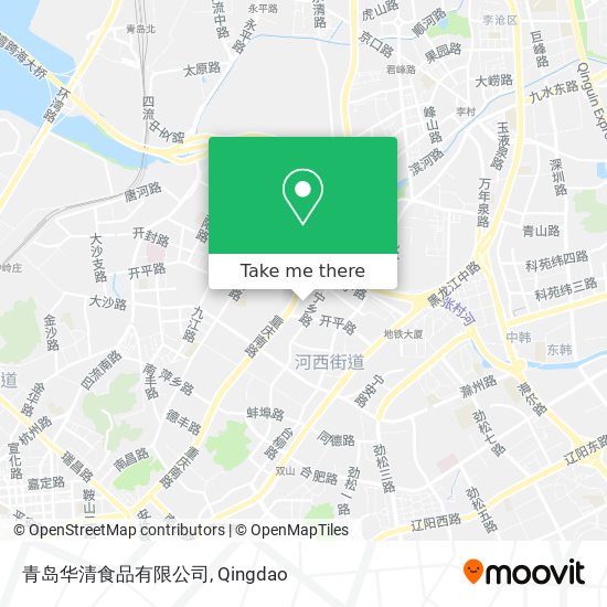 青岛华清食品有限公司 map
