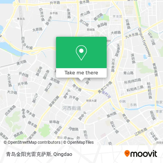 青岛金阳光雷克萨斯 map