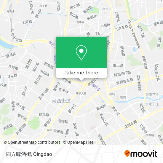 四方啤酒街 map