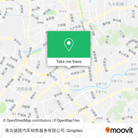 青岛捷路汽车销售服务有限公司 map
