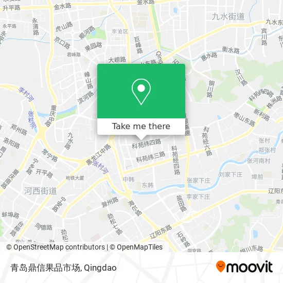 青岛鼎信果品市场 map