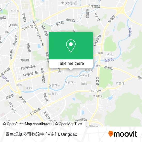 青岛烟草公司物流中心-东门 map