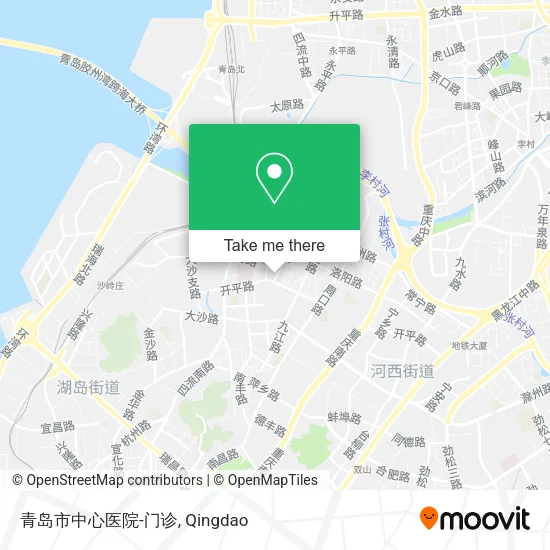 青岛市中心医院-门诊 map