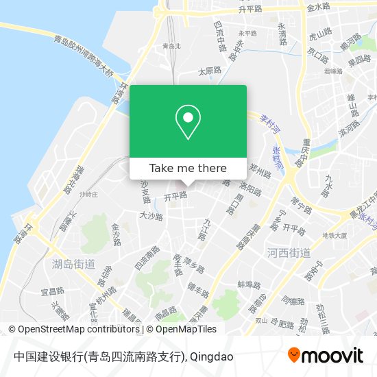 中国建设银行(青岛四流南路支行) map