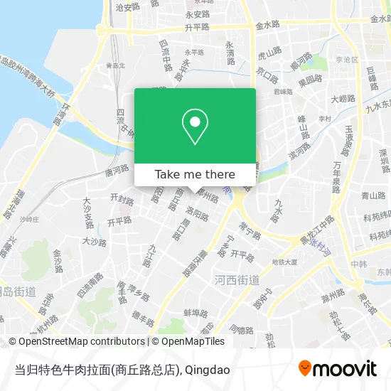 当归特色牛肉拉面(商丘路总店) map