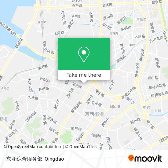东亚综合服务部 map