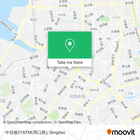 中信银行ATM(周口路) map