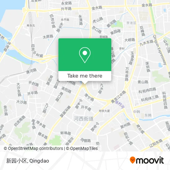新园小区 map