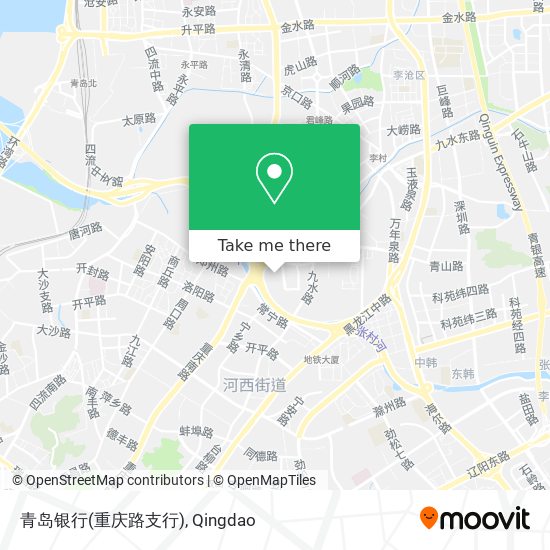 青岛银行(重庆路支行) map