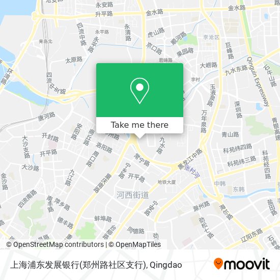 上海浦东发展银行(郑州路社区支行) map