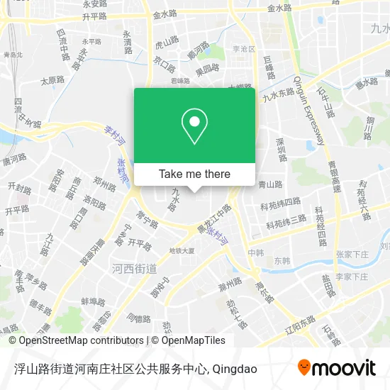 浮山路街道河南庄社区公共服务中心 map
